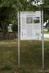 Beerfelder Galgen Infoschild am Eingang der Anlage